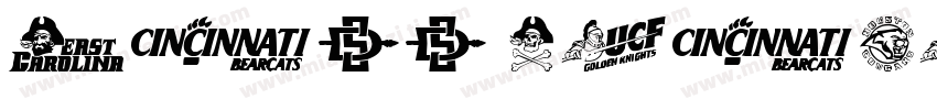 NCAA Michigan字体转换